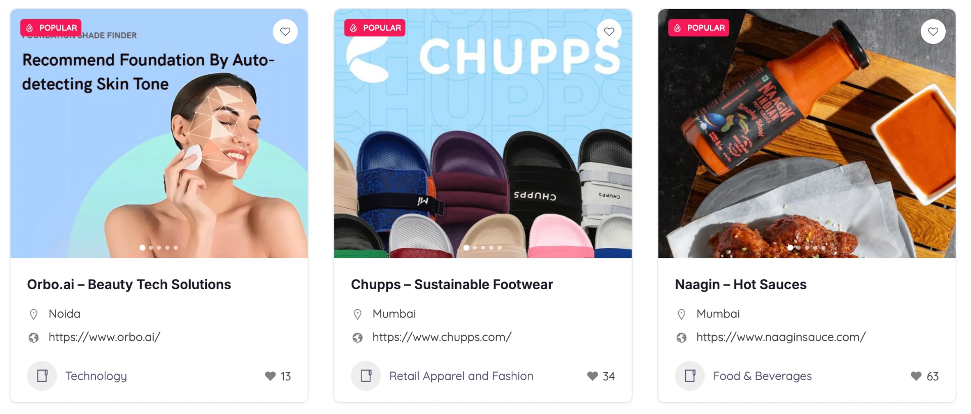 Business profiles on TapStartX